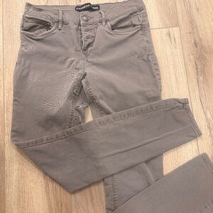 Express mid rise gray leggings